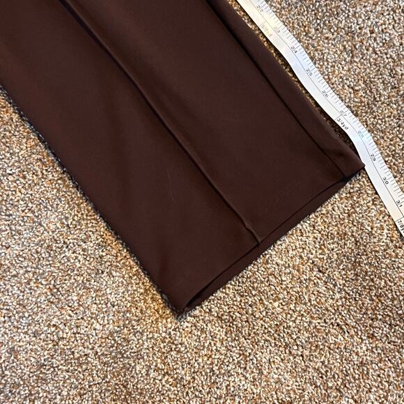 Zenana Women's Brown Dress Pants. Elastic Waist, Seam on Front, Size XL - Picture 5 of 8
